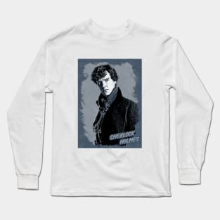 Sherlock Holmes Poster Art Long Sleeve T-Shirt